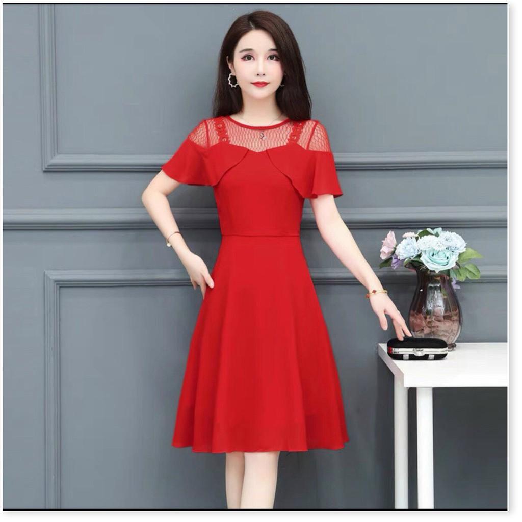 ĐẦM COTTON LẠNH 2 MÀU SANG TRỌNG THÍCH HỢP CHO CÁC BẠN ĐI DỰ TIỆC,ĐI CHƠI,DẠO PHỐ MẪU MỚI NHẤT HIỆN NAY