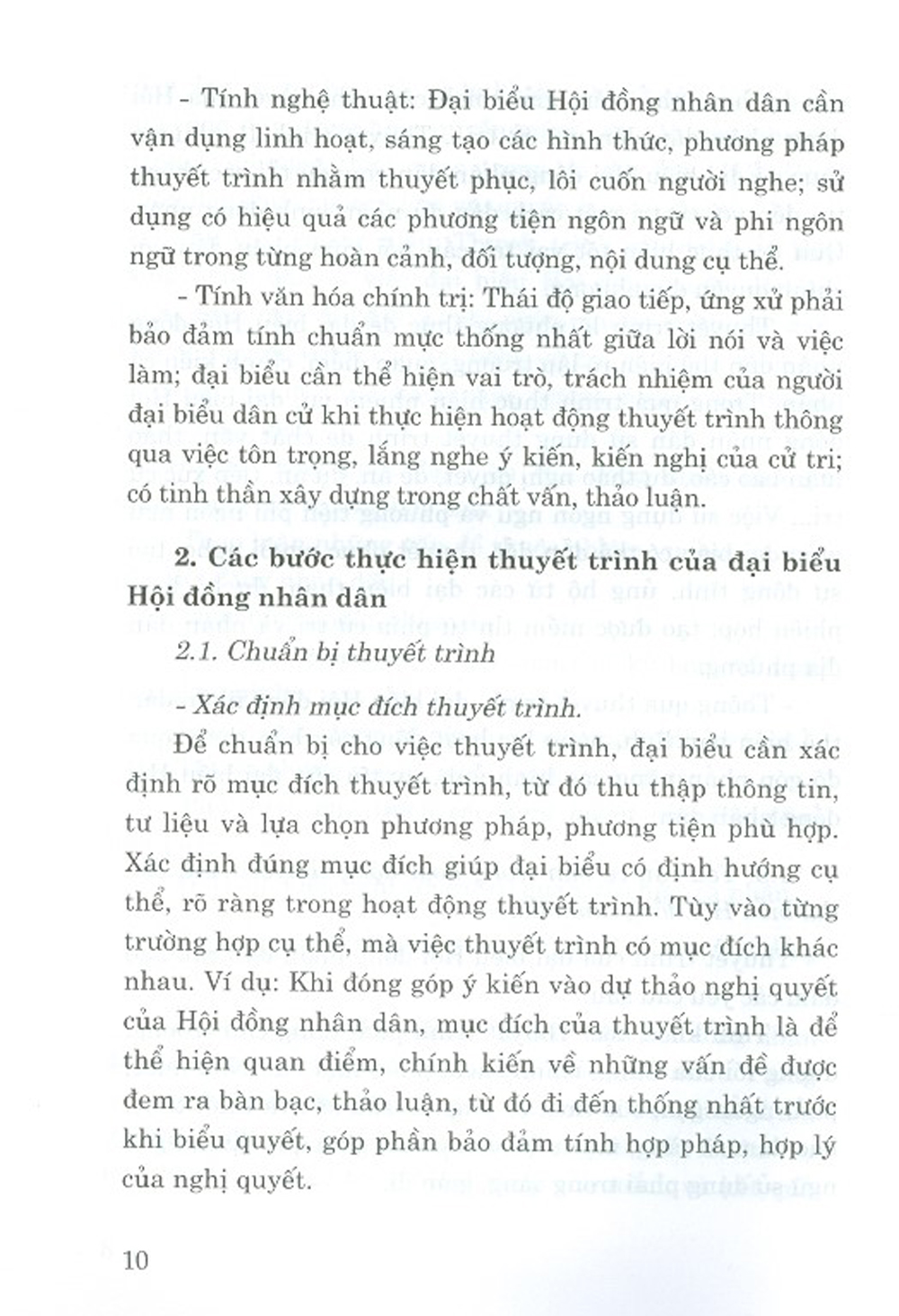 Kỹ Năng Cơ Bản Dành Cho Đại Biểu Hội Đồng Nhân Dân Các Cấp