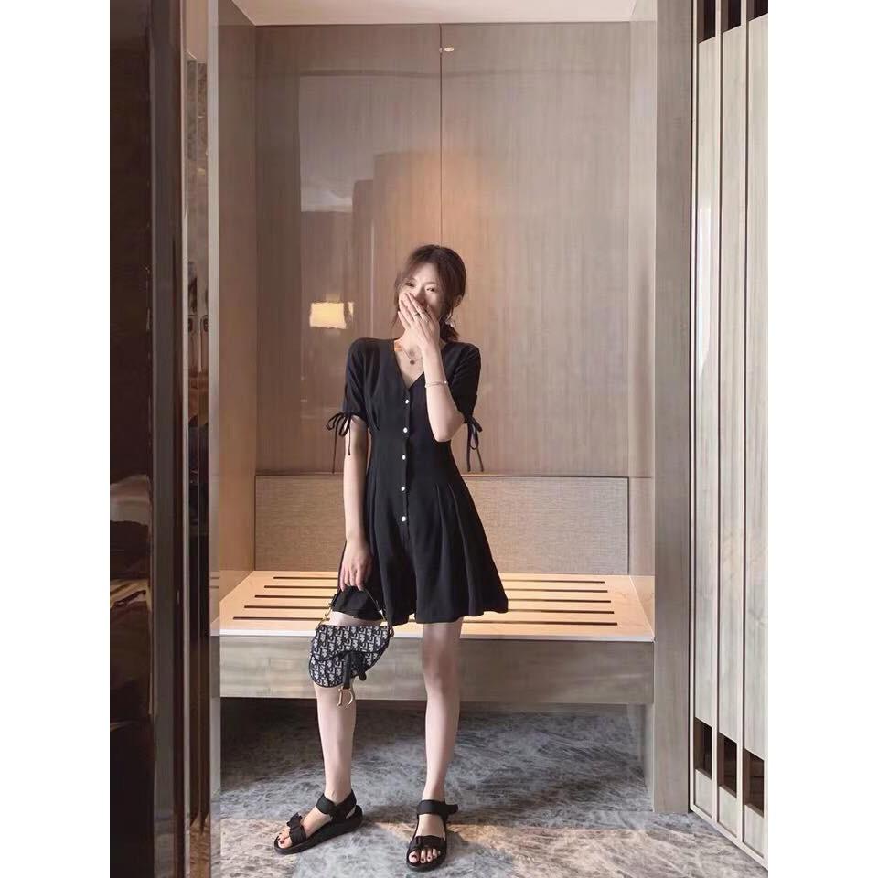 Jumpsuit Trích Ben Ống Rộng