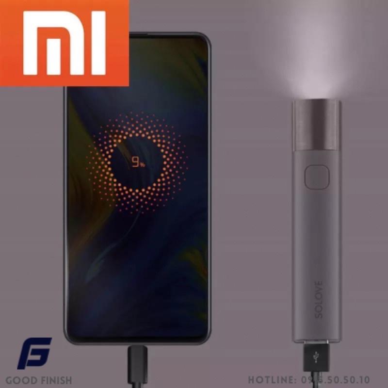 Đèn pin siêu sáng kiêm sạc dư phòng Xiaomi SOLOVE Flashlight Mobile Power X3S TYPE-C Interface Black