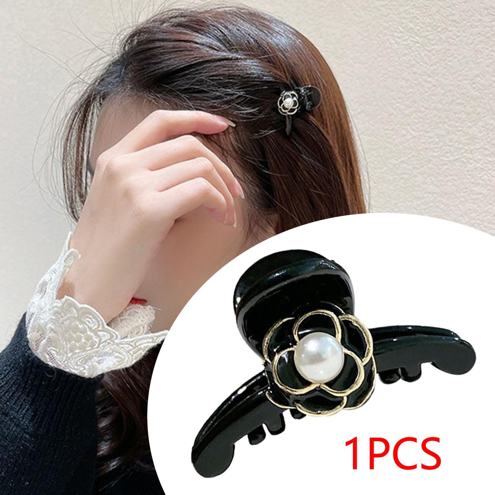 Camellia Pearl Hair Daily for Women Girls Washface Party Barrettes