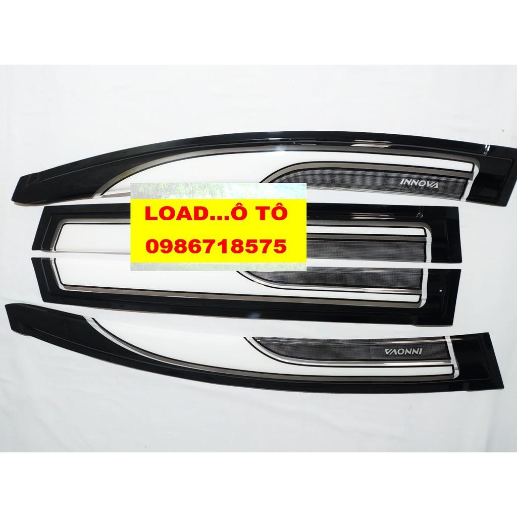 Vè Che Mưa Xe Toyota Innova 2022-2017 Mẫu Vè Mưa Sơn Cao Cấp Nhập Thái, Có sẵn Keo Dán 3M