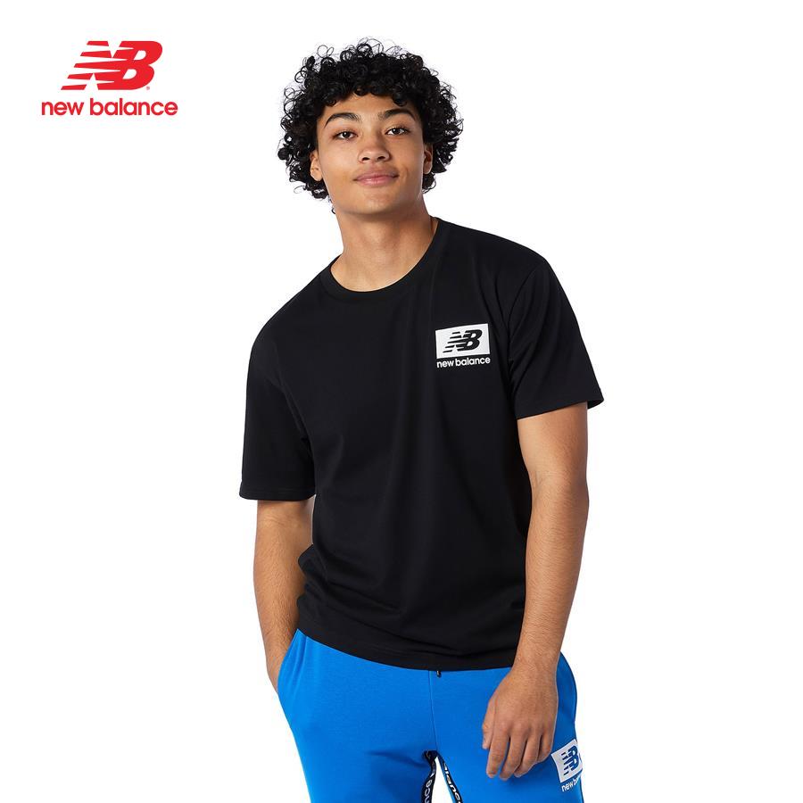 Áo thun tay ngắn thời trang nam New Balance Essentials Id - AMT13518BK (form châu á