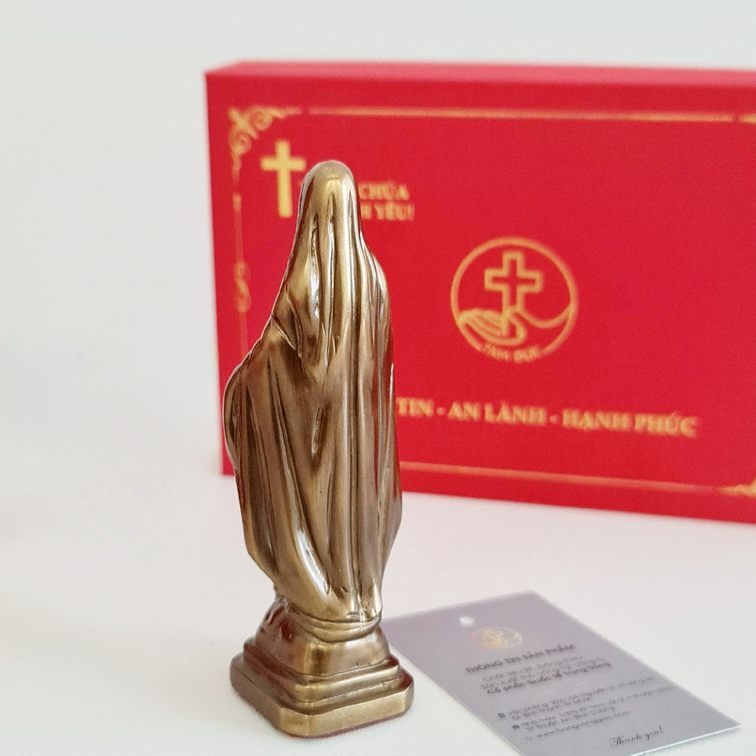 Tượng Mẹ Ban Ơn + HỘP QUÀ TẶNG - Sản phẩm Công giáo