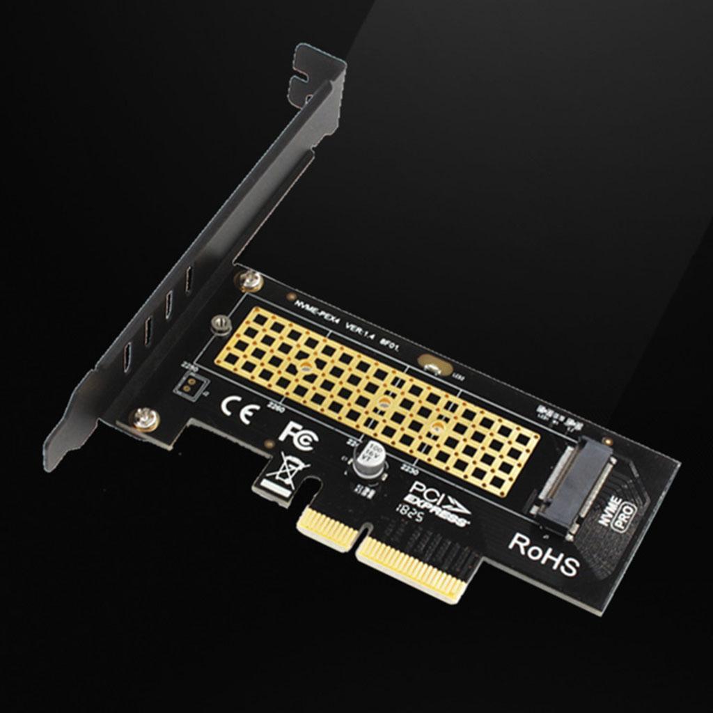 10x M.2 SSD to PCIE X4 Adapter M Key Card PCI 3.0 X4 2230-2280