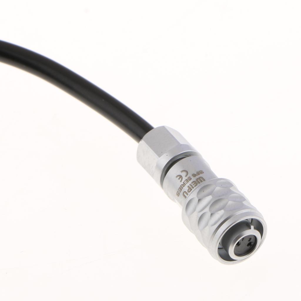 2pcs D-tap Power Cable Cord w/ Reverse Polarity Protection for BMPCC 4k 1.5m