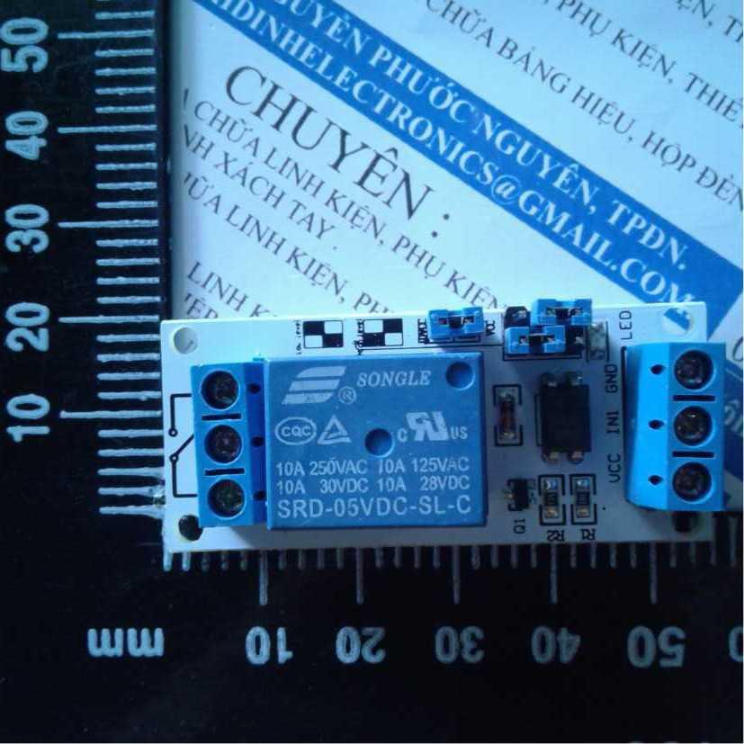 module 1 relay 5v, opto, ĐIỀU KHIỂN 2 MỨC, domino in, out kde0004