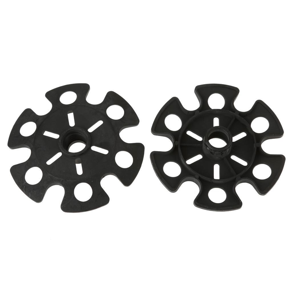 4pcs Replacement Rubber Snowflake Snow Basket for Hiking Trekking Pole Stick
