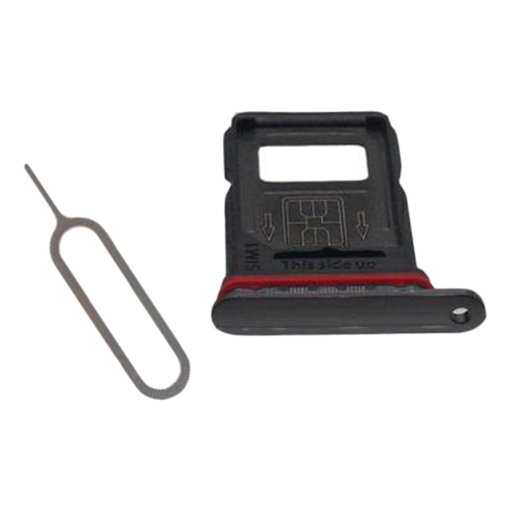 Dual SIM Card Holder Slot Tray Replacement for OnePlus 7Pro Seven Pro Gray