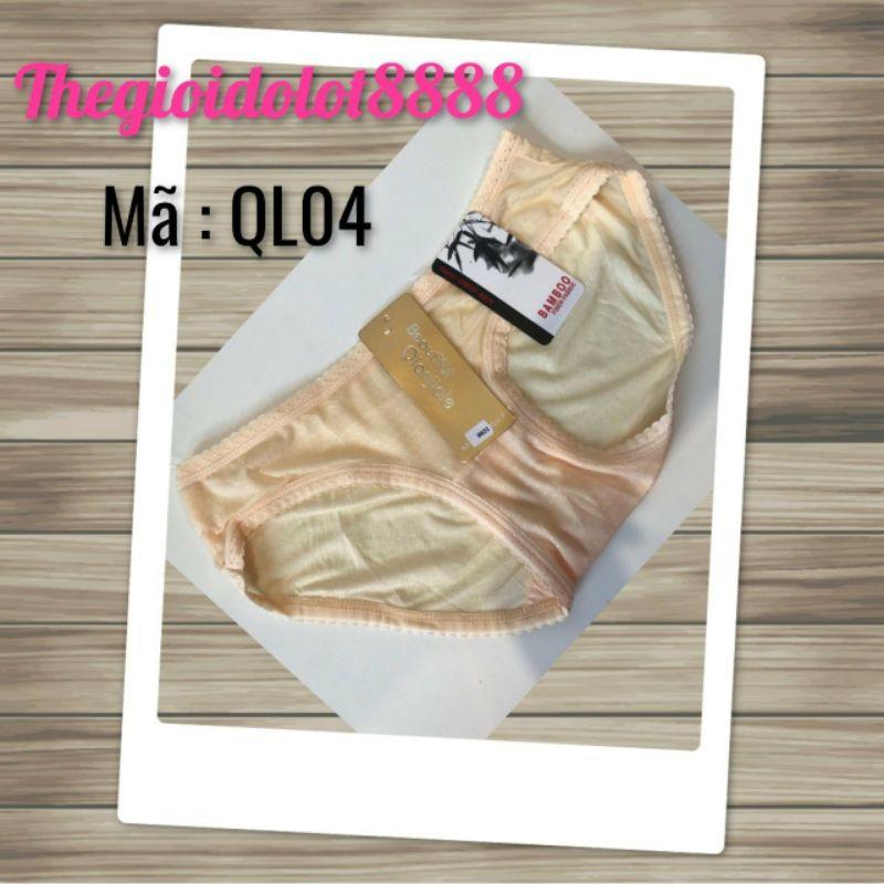Quần lót ren chất liệu cotton co giãn tốt mã đặt hàng QL04