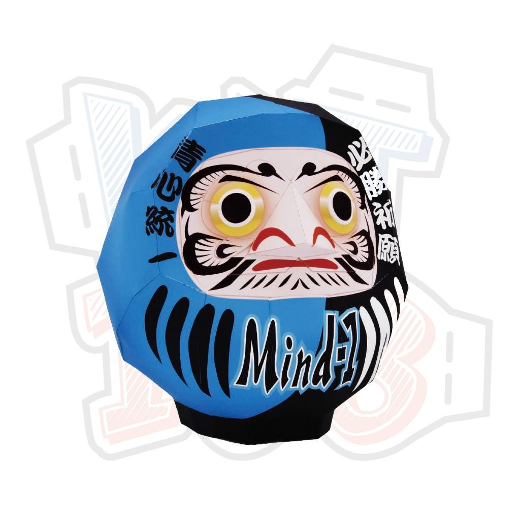 Mô hình giấy đồ chơi Nhật Bản Daruma Doll