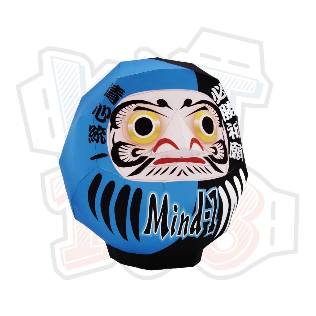 Mô hình giấy đồ chơi Nhật Bản Daruma Doll