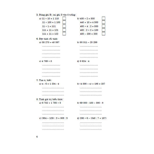 Sách - Kĩ Năng Giải Toán Lớp 4 - Dùng Chung Các Bộ SGK Hiện Hành - Hồng Ân
