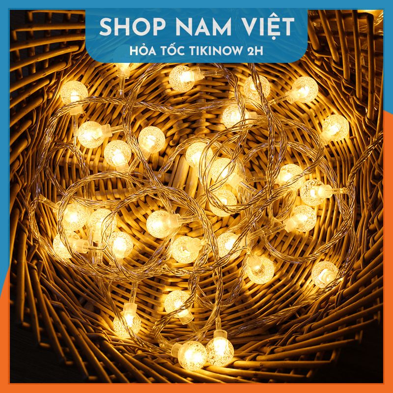 Dây Đèn LED Trang Trí Bóng Tròn (Pin / USB / Cắm Điện) - Chính Hãng NAVIVU