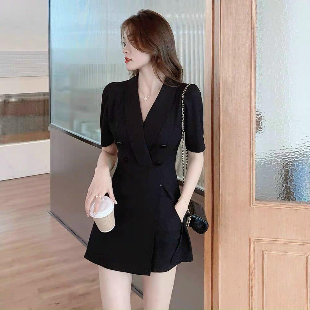 SET BỘ LỤA ÁO FORM DÀI PHỐI NÚT