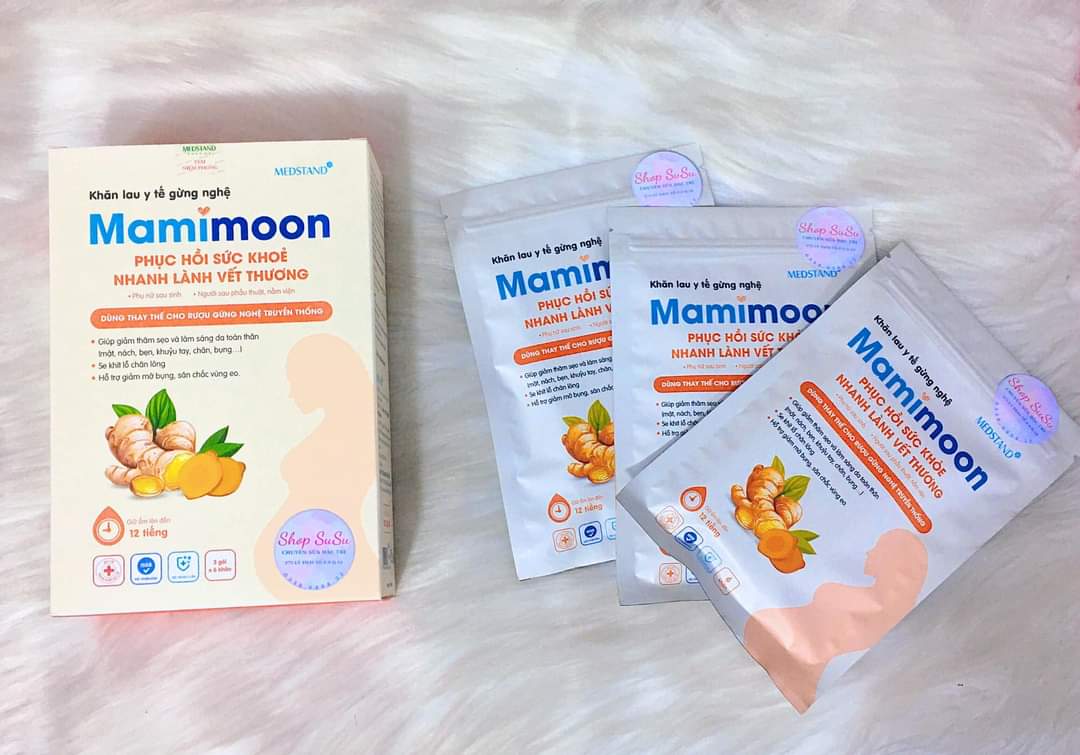 Khăn Lau Y Tế Gừng Nghệ Mamimoon - Dược Phẩm Medstand