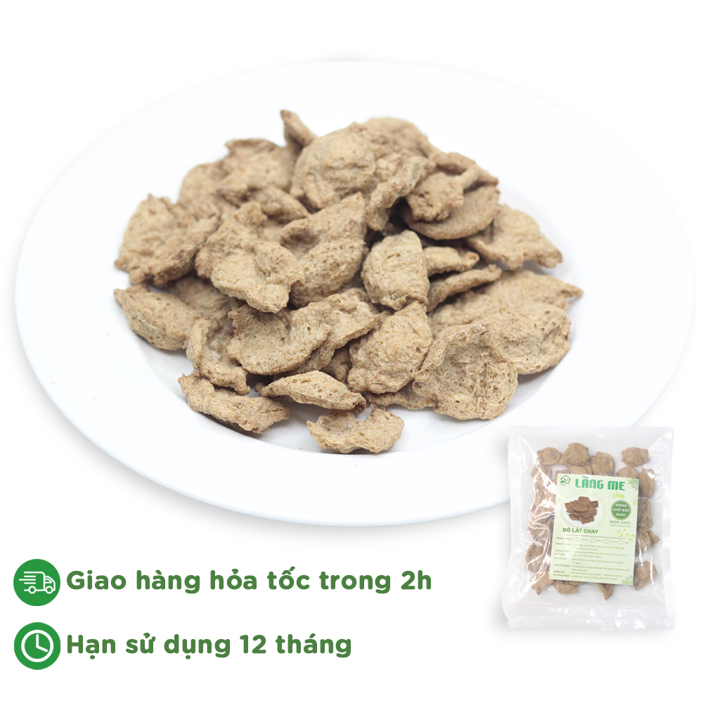 Bò Lát Chay Loại Ngon ( Thùng 10 kg ), Thực Phẩm Chay Ngon Thành Phần Tự Nhiên Không Chất Bảo Quản Không Biến Đổi Gen Sườn Non Chay Làng Me