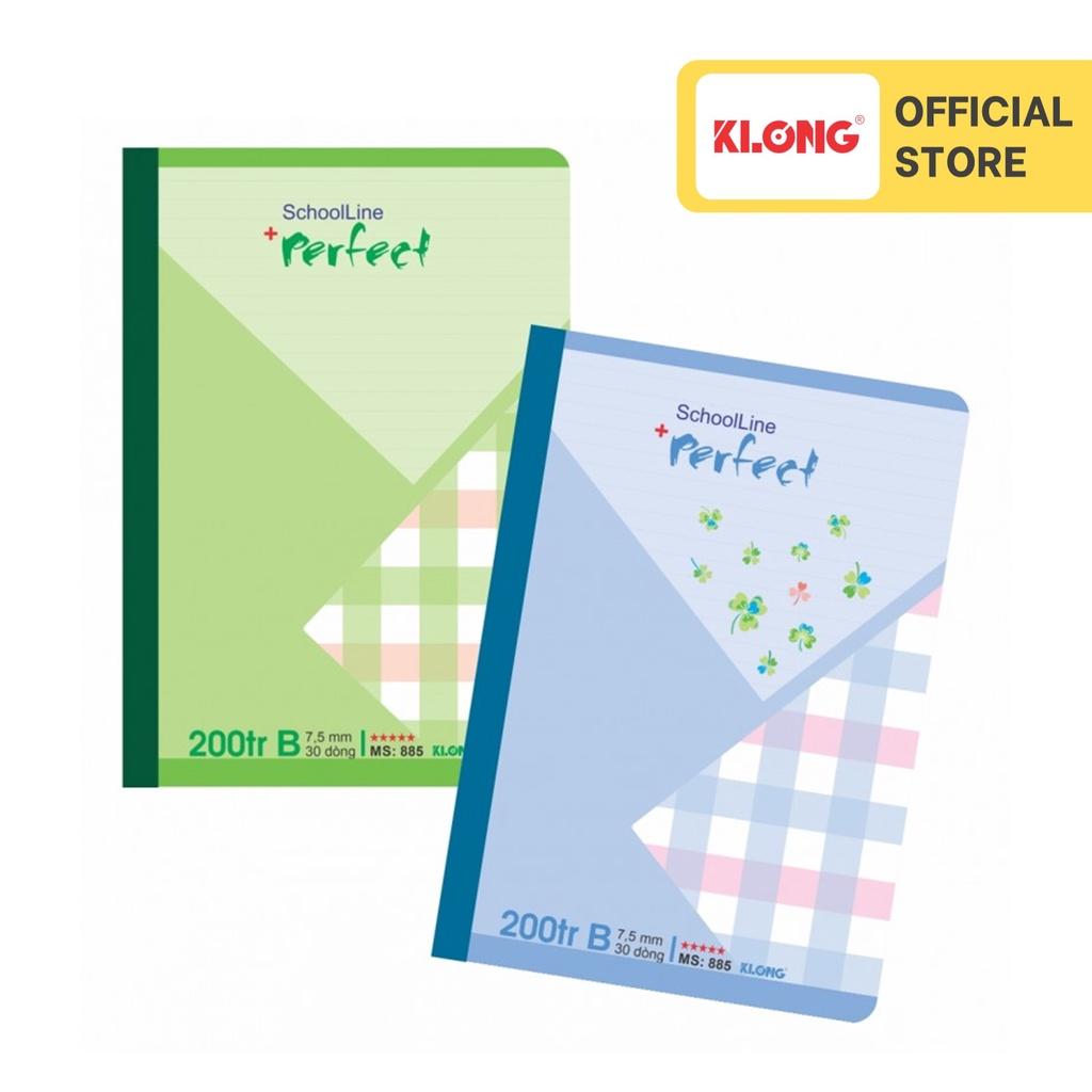 Vở kẻ ngang Perfect KLONG B5 200 trang 70/92; MS: 885
