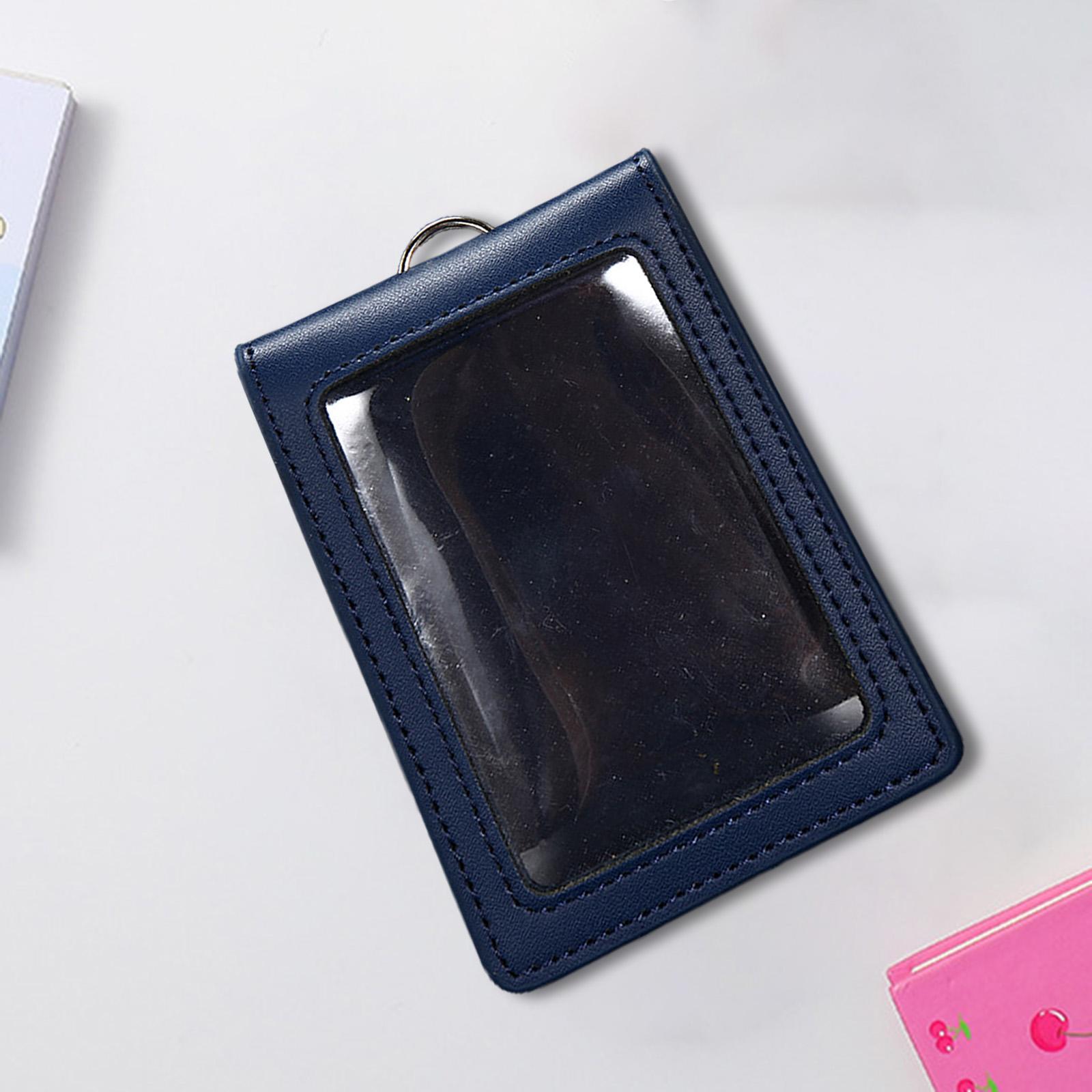 Badge Holder Men Card Sleeve for Office Cards Driver’S Licenses