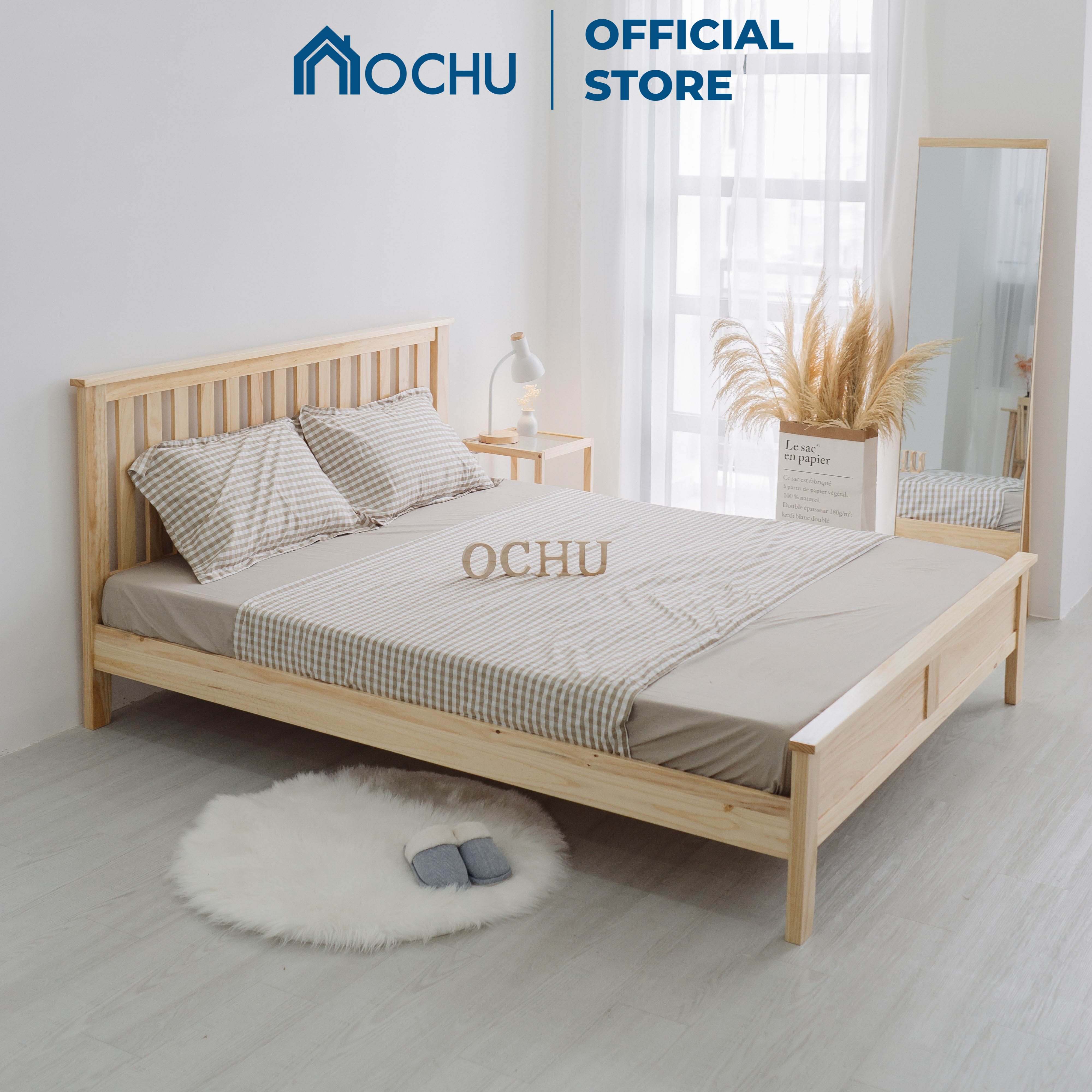 Giường Ngủ Gỗ Thông OCHU - Bernie Bed  - Natural