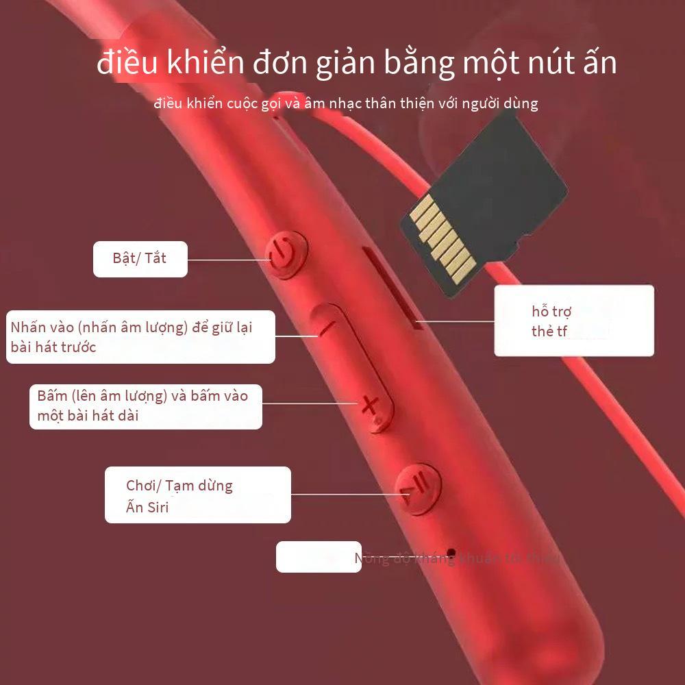Tai nghe Bluetooth đeo cổ K10 giá thấp nhất chạy thể thao nghe nhạc thẻ cắm âm thanh nổi trong tai tai nghe đeo cổ hút nam châm