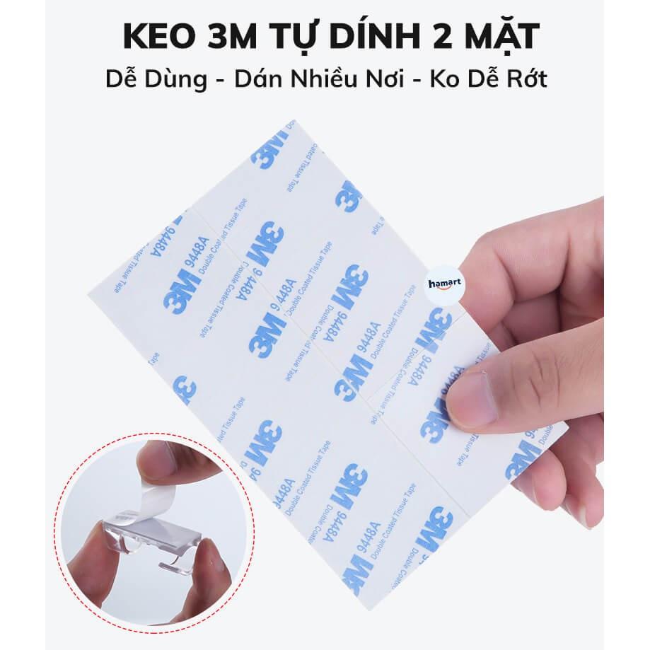 Bộ 20 Nẹp Dán Tường Cố Định Dây Điện Chống Rối - Kẹp Giữ Dây Cáp Sạc