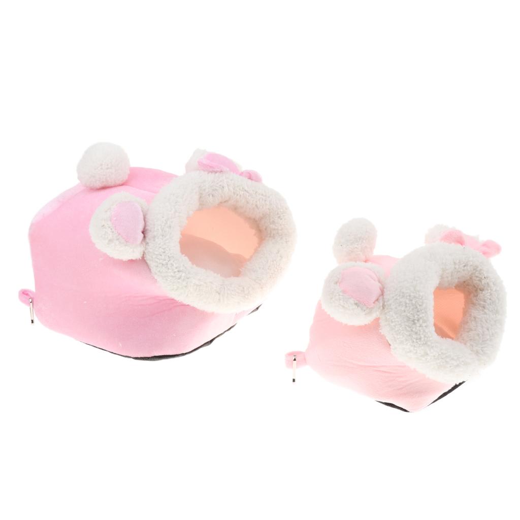 Small Pet Dwarf Hamster Guinea Pig Bed House Pets Winter Warm Sleeping Nest