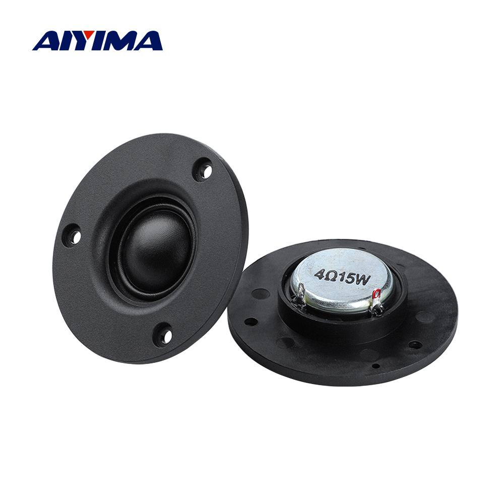 Aiyima 3 inch 74mm lụa lụa meater loa đơn vị loa nhỏ Neodymium 4 ohm 15W treble di động loa di động DIY 2pcs Color: 8 ohm