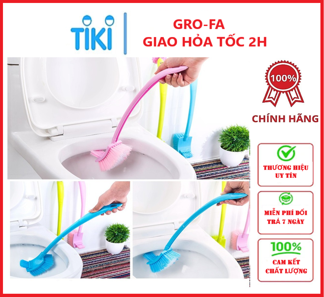 Dụng Cụ Vệ Sinh Tolet 2 Đầu - Chính Hãng GROFA