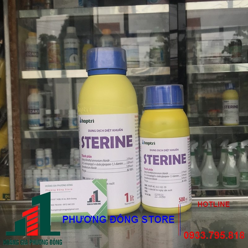 Dung dịch diệt khuẩn Sterine _ chai 1 lít