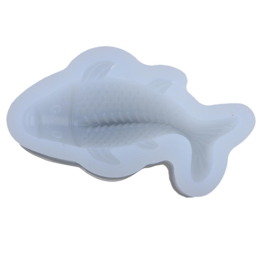 Fish Silicone Molds Mould for Soap, Ice Cube, Jello Shot, Chocolate, Polymer Clay, Plaster