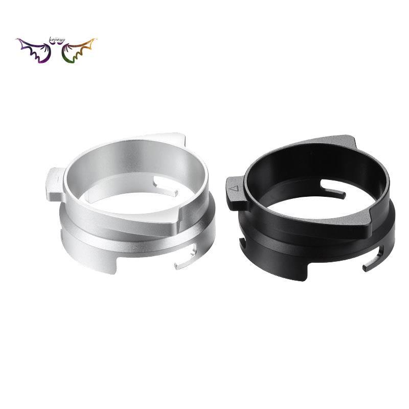 54mm Espresso Dosing Funnel Coffee Dosing Ring Rotatable Loop for Breville 8 Series Coffee Machines(Black)