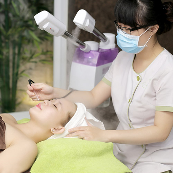 Voucher 14 Bước Chăm Sóc Da Chuyên Sâu Vitamin C Và Oxy Tinh Khiết Trắng Sáng Da, Sạch Mụn, Mịn Màng Tại Ellis Spa