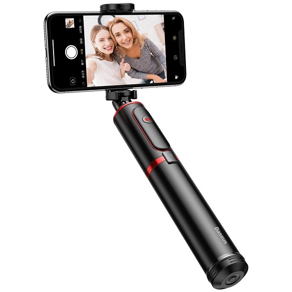 Gậy Selfie Chụp Hình Tự Sướng Tích Hợp Tripod Hỗ Trợ Live Stream Baseus Fully Folding Selfie Stick Kèm Remote Bluetooth Baseus - Hàng Chính Hãng