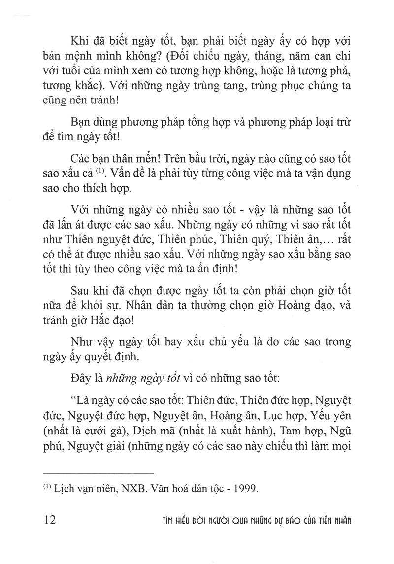 Sách Tìm Hiểu Đời Người Qua Những Dự Báo Của Tiền Nhân