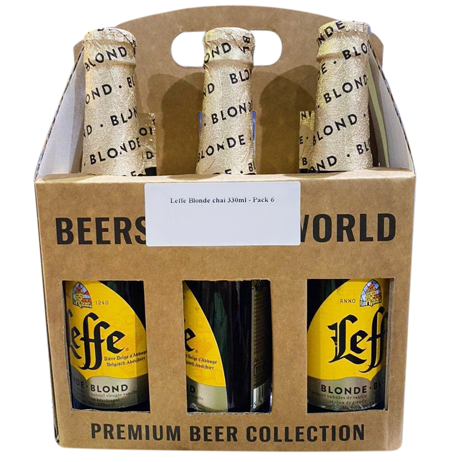 Bia Leffe Blonde Vàng 330ml 6 Chai