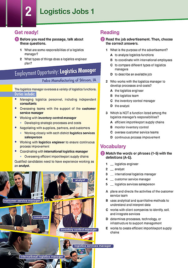 Career Paths Logistics (Esp) Student's Book With Digibook App.