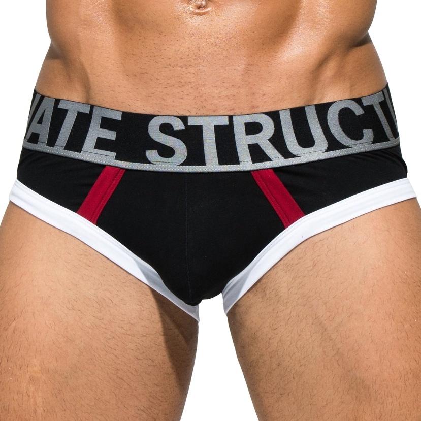 Quần lót nam Private Structure Underwear Mini Brief BATMU1915 Black BK
