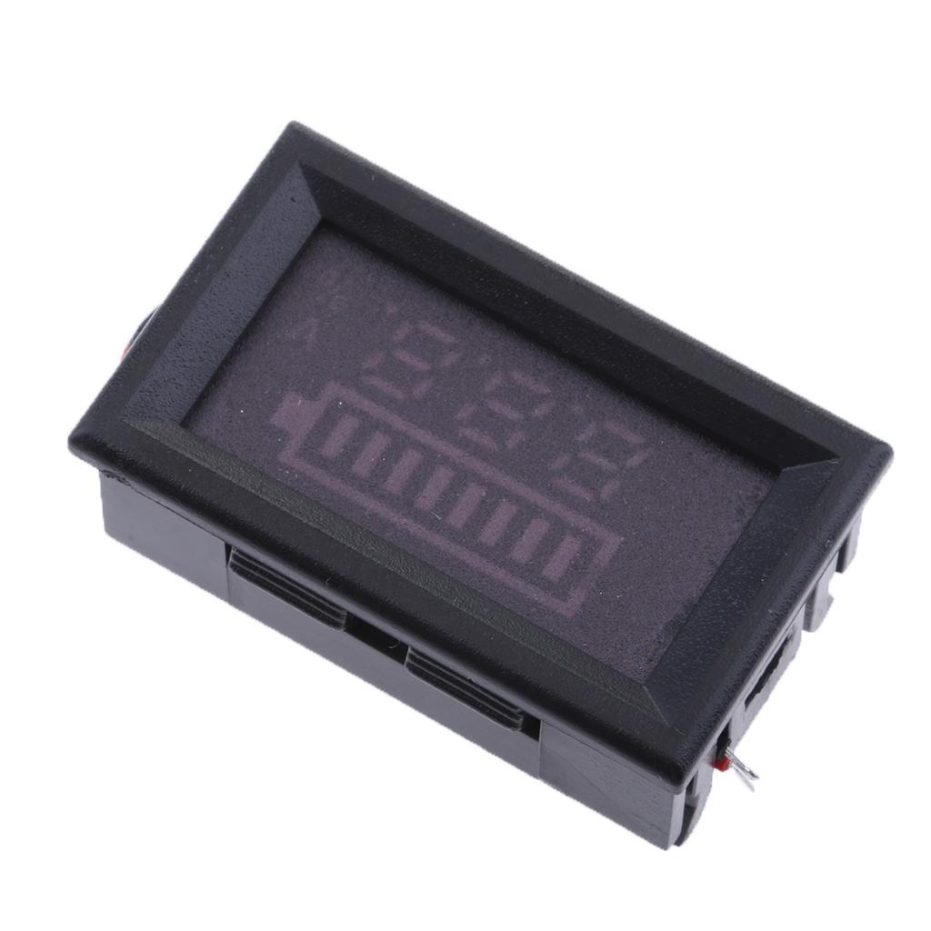 48V Digital Voltmeter Battery Capacity Tester Multimeter for Motor Vehicle