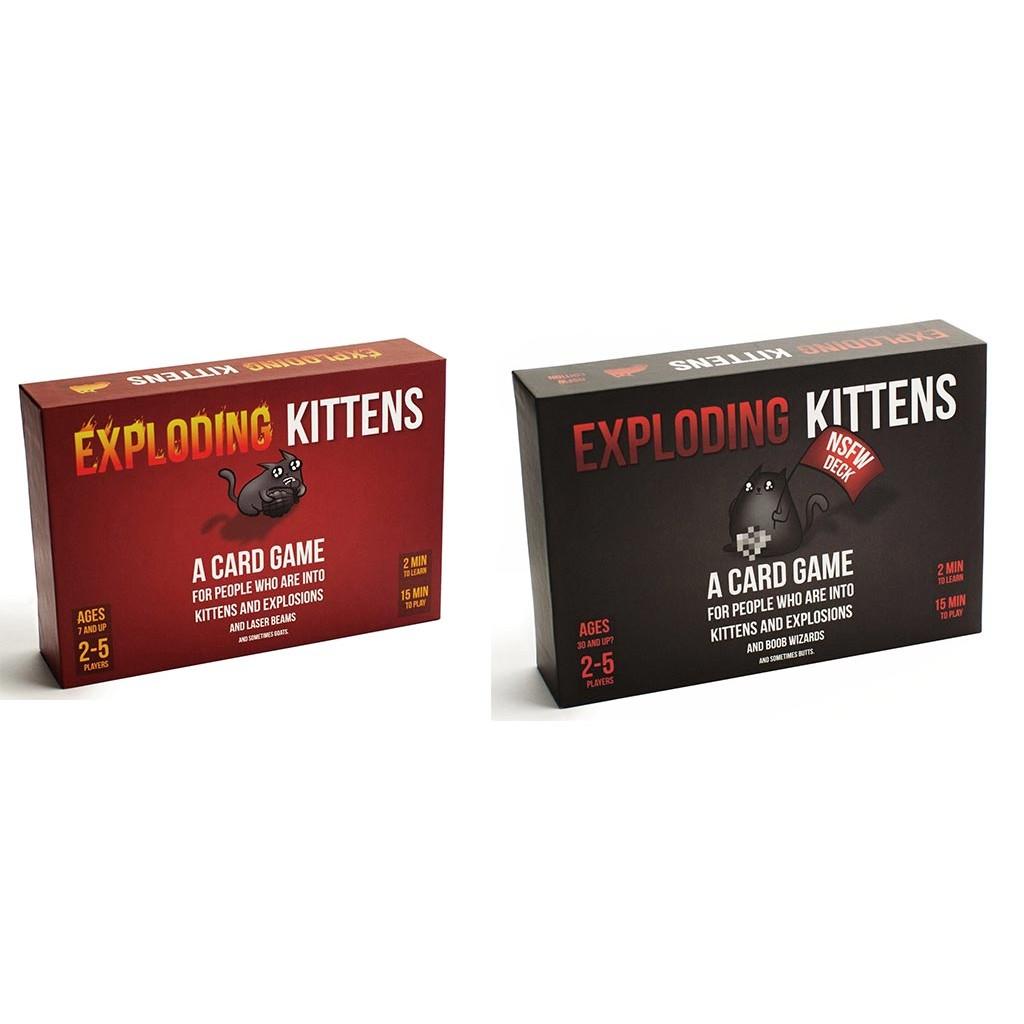 Mèo Nổ - Exploding Kittens-Thẻ Bài mèo nổ cảm tử Exploding Kittens Boardgame