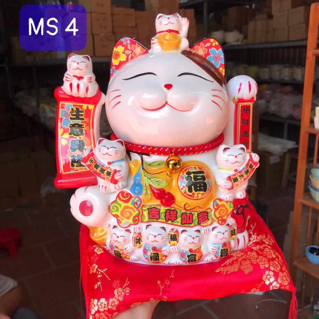 Mèo Thần Tài, Mèo May Mắn, Hút Tài Tộc đem lại may mắn tiền tài (Maneki Neko)