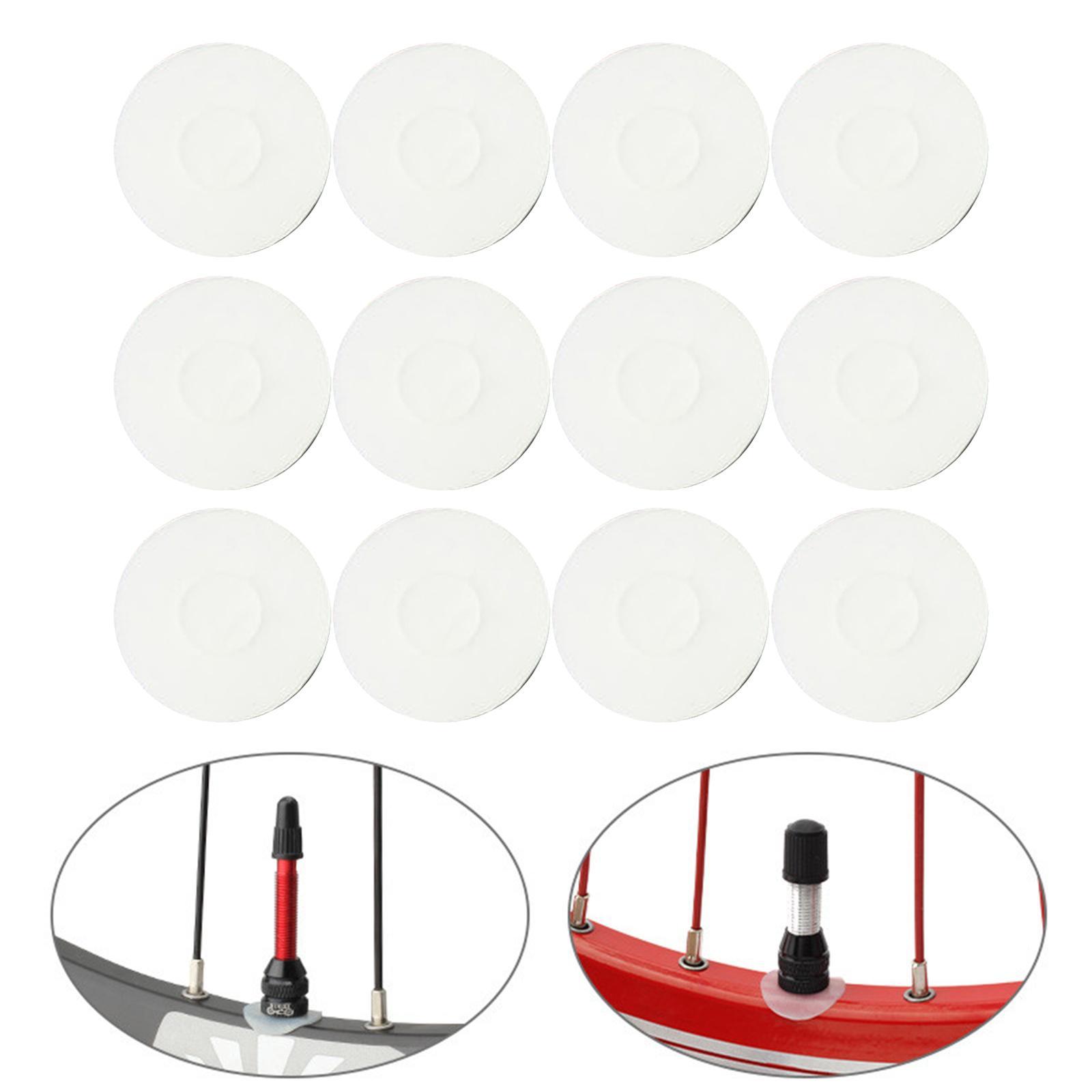 12Pcs Mountain Road French Valve Sticker Rim Repair