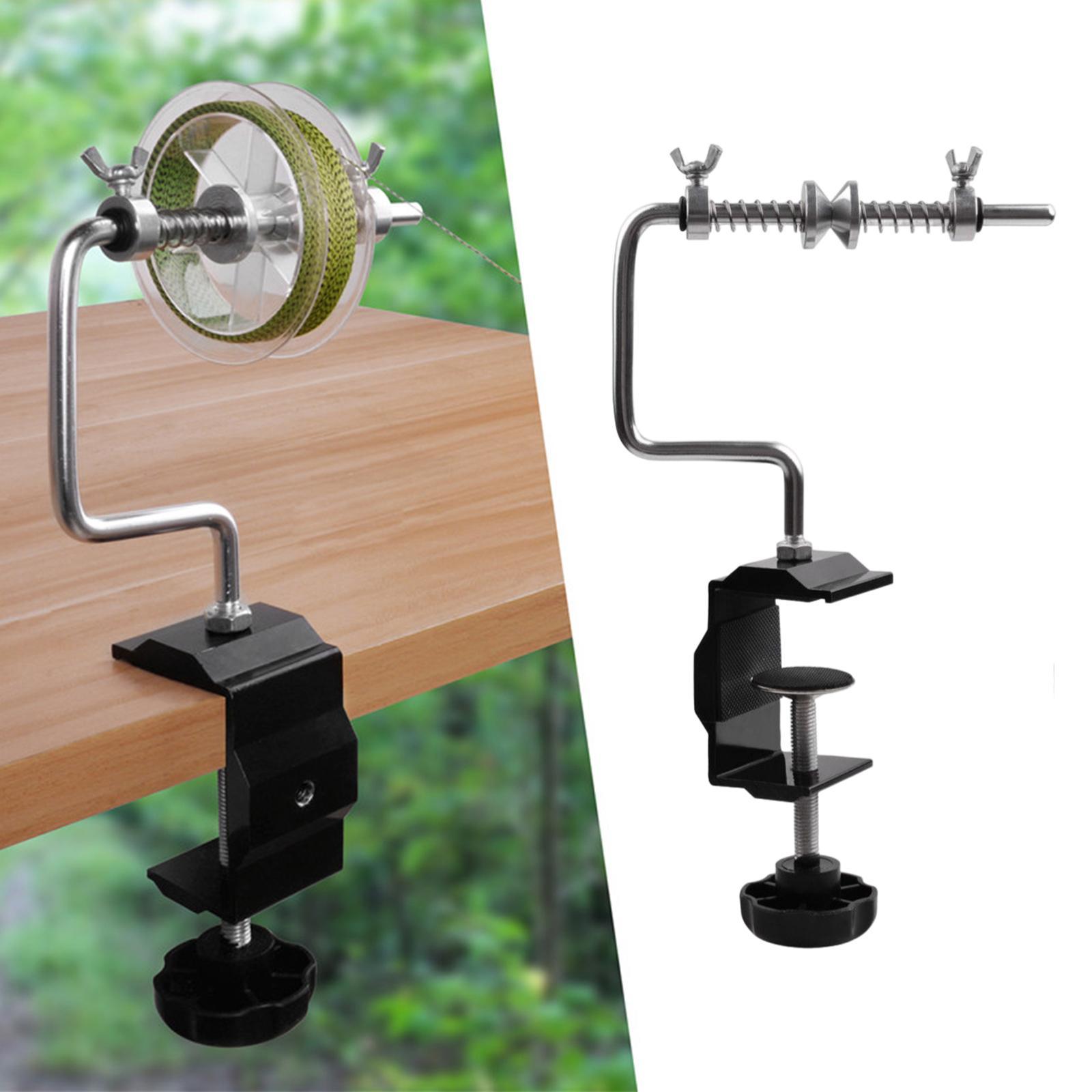 Fishing Reel Line Spooler Winder with Clamp Spooling Station Aluminum Alloy