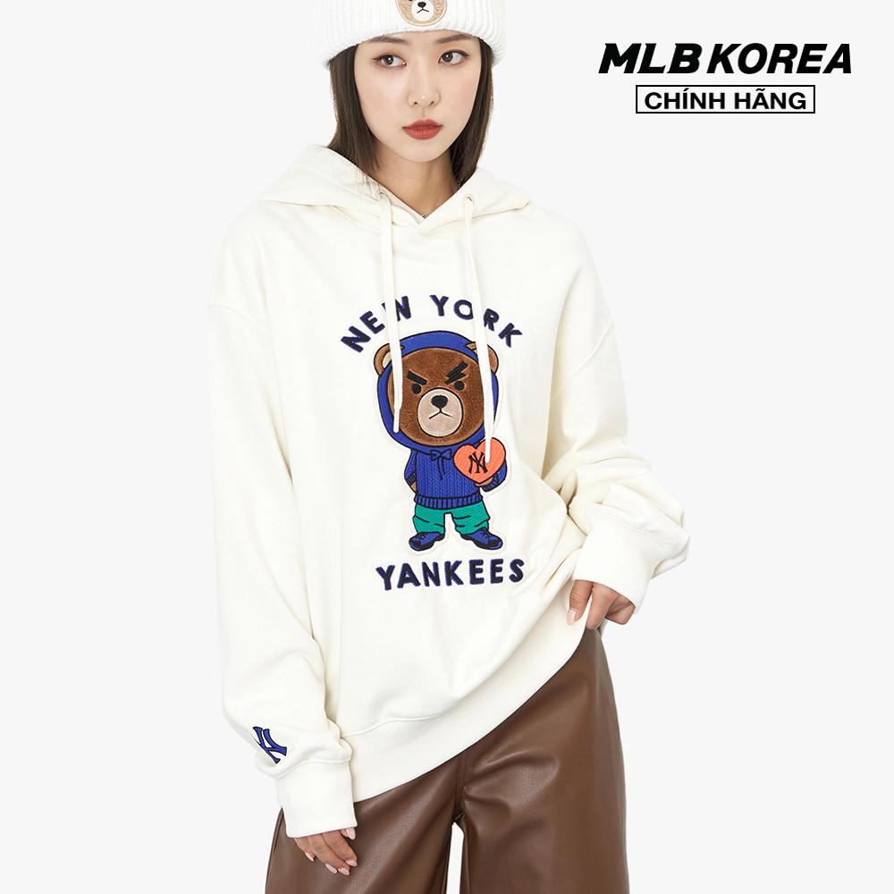 MLB - Áo hoodie tay dài phối mũ Mega Bear Mega Overfit 3AHDE0126