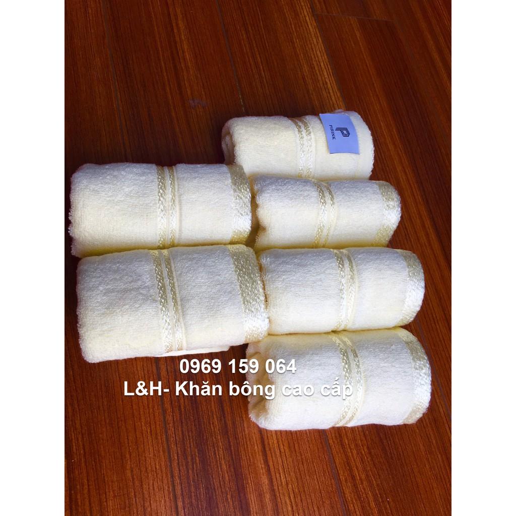 Khăn mặt cao cấp sợi sồi, cotton 30 * 50 cm