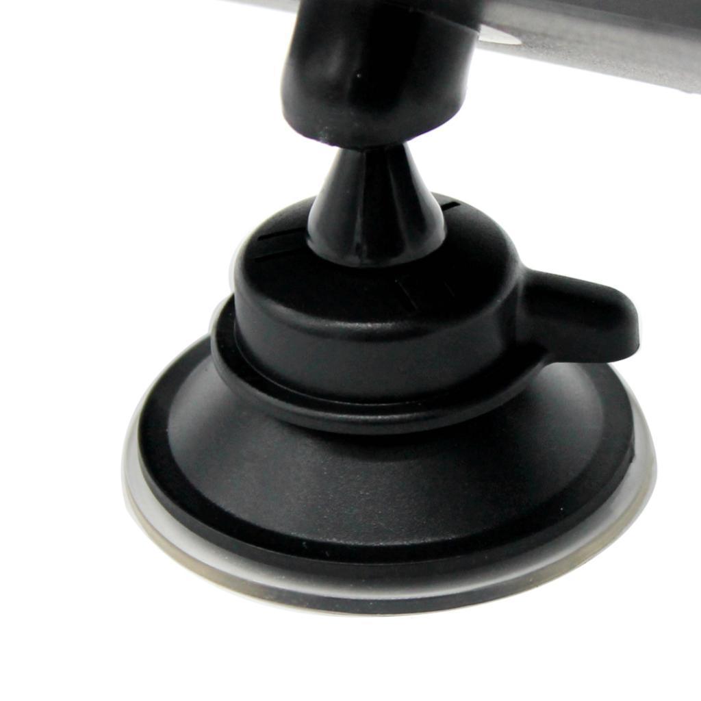 2x Black Car Mirror Interior Rear View Mirror Suction Cup Rear Mirror