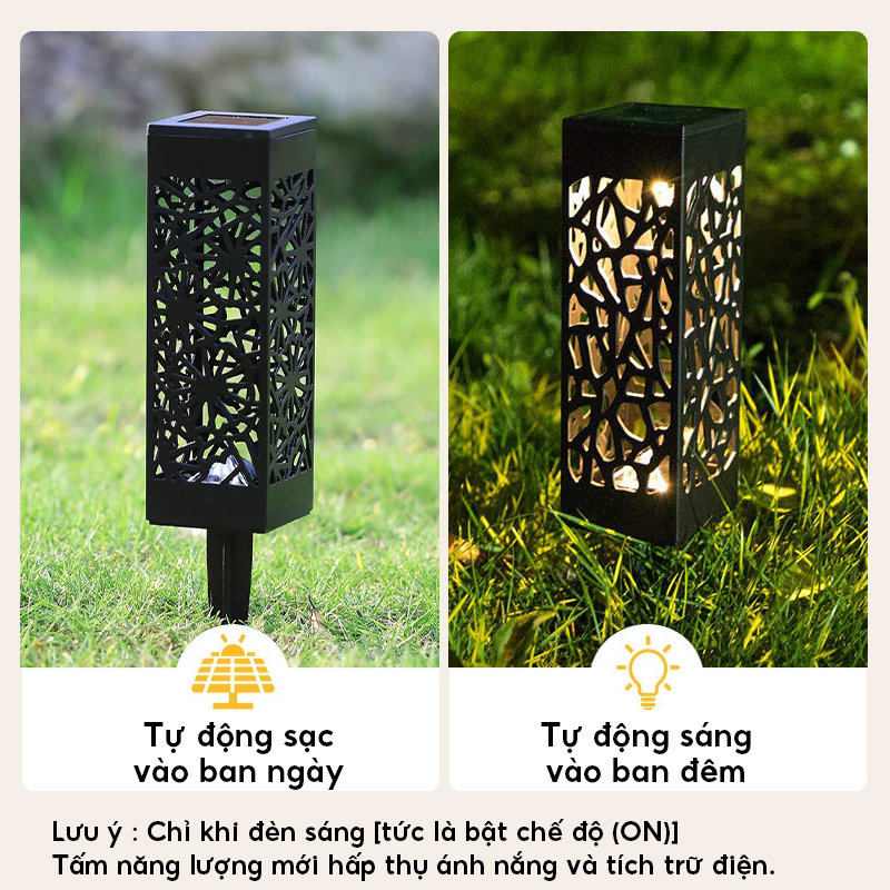 Đèn Trang Trí Năng Lượng Mặt Trời Cắm Đất, Lối Đi, Trang Trí Quán Xá - DA3032