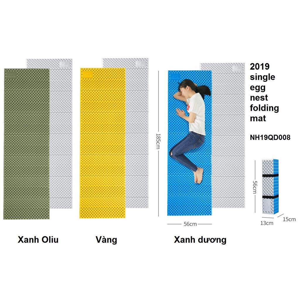 Đệm xốp cách nhiệt cắm trại Naturehike NH19QD008, Đệm xốp gấp gọn Naturehike