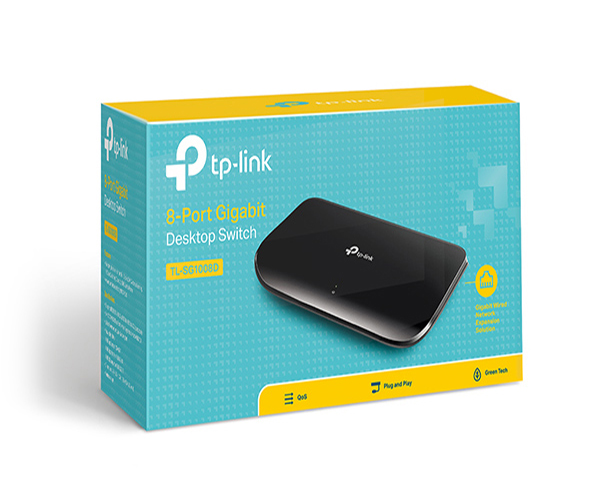 TP-Link TL-SG1008D - Switch Để Bàn 8 Cổng - Hàng Chính Hãng