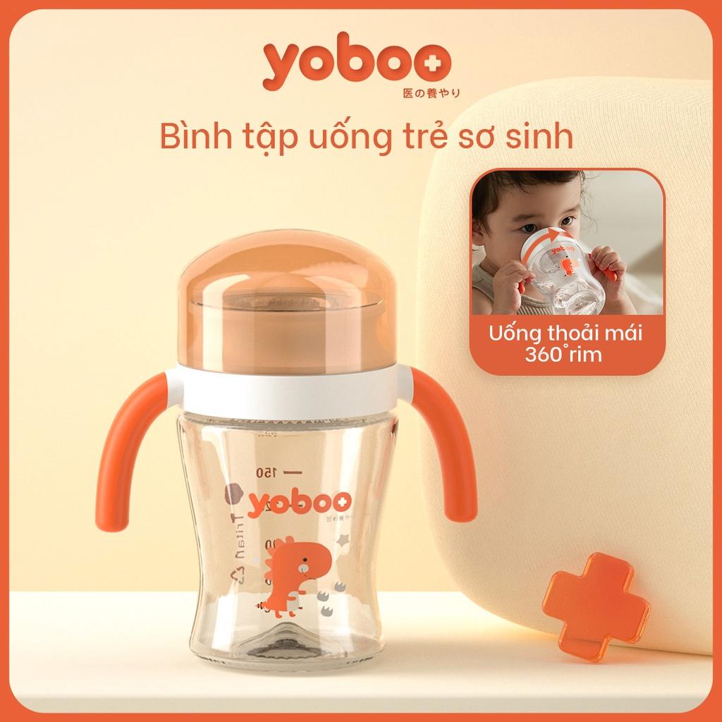 Bình Tập Uống Cho Trẻ Yoboo Yb-0034 Dung Tích 210ml Có Quai Cầm Chất Liệu Titan - Hàng Chính Hãng